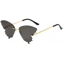 Butterfly Summer Butterfly Sunglasses Gradient Butterfly Shape Frame - B - C41906MN3WH $21.70