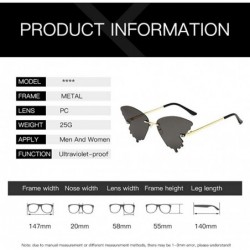 Butterfly Summer Butterfly Sunglasses Gradient Butterfly Shape Frame - B - C41906MN3WH $11.35