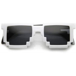 Square Retro 8-Bit Sunglasses Game Pixel Shades Wholesale - Lot of 24- Random Colors - CY1200I7ATL $26.21