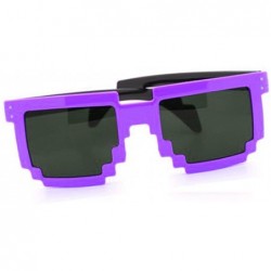 Square Retro 8-Bit Sunglasses Game Pixel Shades Wholesale - Lot of 24- Random Colors - CY1200I7ATL $26.21