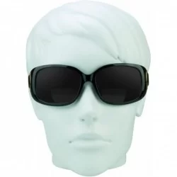 Square Sexy Bifocal Sunglasses for Women. Black - Tortoise Shell Brown or Animal Pattern Frame with Metal Accent. - CR18E7WUA...