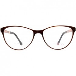 Butterfly Eyeglasses 1001 Classic Butterfly - for Womens 100% UV PROTECTION - Brownblack - C0192TH564T $21.65