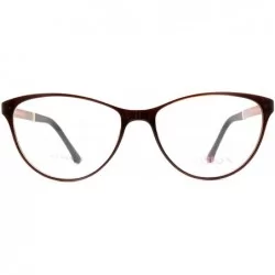 Butterfly Eyeglasses 1001 Classic Butterfly - for Womens 100% UV PROTECTION - Brownblack - C0192TH564T $52.67