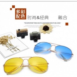 Goggle Sunglasses colorful two-color Sunglasses dazzling ocean film sunglasses sunglasses - C518AZAUMS6 $27.25