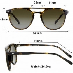 Oval Unisex Polarized Sunglasses&UV400 Protection-Stylish for Men/Women - S3735_c2 - CO18ORGWKT4 $16.19