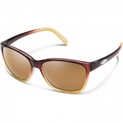 Sport Polarized Optics Womens Dawson - Brown Fade / Polarized Sienna Mirror - CX189UQD6RM $74.94