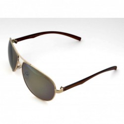 Wayfarer UV400 Color Mirror Metal Aviator Polarized 62mm Sunglasses - Polarized Olive Green - Metal Gold Frame - CH12IILC3E5 ...