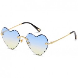Sport Cut-Off Sunglasses Frameless Ocean Piece New Modern Love Sunglasses New Sunglasses - CE18SR5A8RT $25.77
