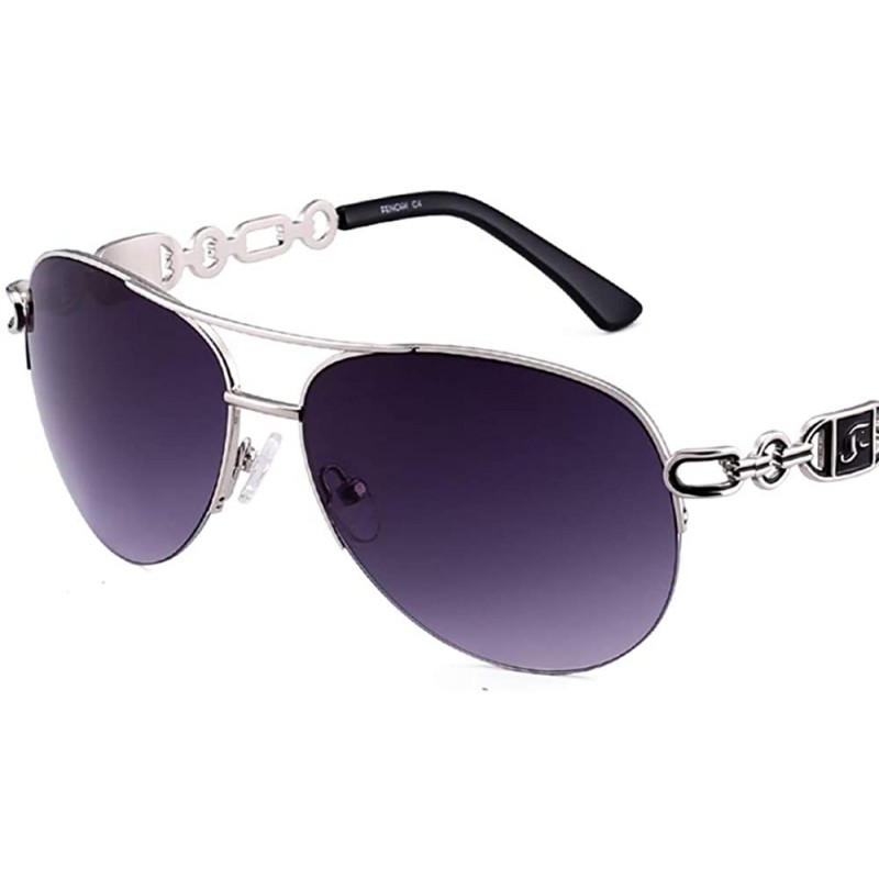 Goggle Women Driving Pilot Classic Vintage Eyewear Sunglasses - C4 Grey - CE18HQ54MSR $17.73