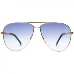 Aviator p671 Aviator Style Polarized - for Womens-Mens 100% UV PROTECTION - Gold-browndegrade - C2192TH33RN $17.94