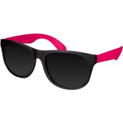 Square Retro Neon Colorful Arm Sunglasses for Adults Kids Party Favors - 12 Pack - Pink - C811FNMWWLH $27.11