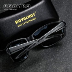 Sport Men Sport Sunglasses Polarized Women UV 400 Protection 65MM Baseball Fashion Style Driving - Black Red - CF193I2HGHE $1...