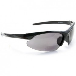 Sport Polarized Sun Glasses Bifocal Sunglasses Reading +1.50 +2.00 +2.50 +3.00 Sports (+2.50- Black Frame w/Smoke Lens) - CI1...