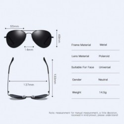 Aviator Sunglasses for men Polarized Sunglasses Classic toad glasses for driving - H - C918Q6ZMZ5U $19.20