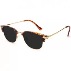 Square Outdoor Nearsighted Polarized Distance Sunglasses -4.25 Driving Myopia Glasses - Tortoise - C9198OWRE5Z $46.90