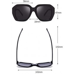 Oversized General sunglasses for men and women irregular large frame sunglasses RETRO SUNGLASSES - F - CW18Q9E4MOR $22.23