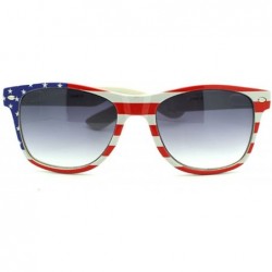 Wayfarer American Flag Print Sunglasses Patriotic Star Spangled Banner Shades - C711ENIFBPV $10.39