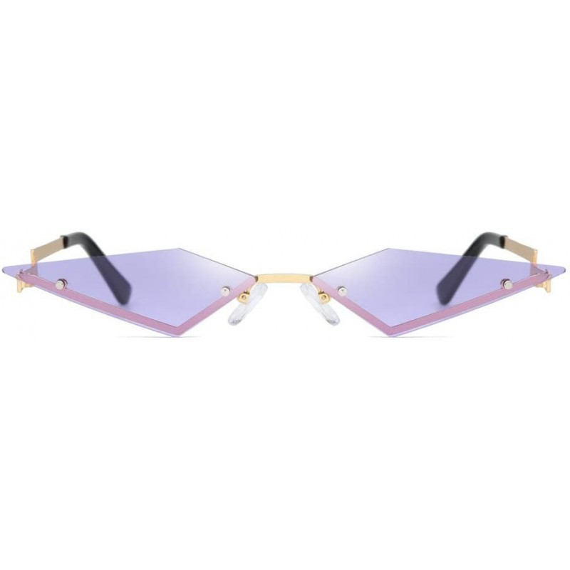 Cat Eye Polarized Sunglasses for Men and Women Irregular Cat Eye Glasses Shades Vintage Sunglasses-100% UV Blocking - CX196T5...