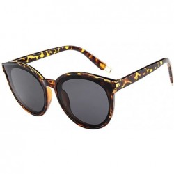 Wrap Mens Womens Retro Big Frame Vintage Rapper Sunglasses-Eyewears - H - CR18Q66G4TQ $9.24