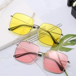 Square Foursquare Sunglasses Casual Fashion - E - CY199MML73G $46.58