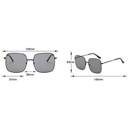 Square Foursquare Sunglasses Casual Fashion - E - CY199MML73G $46.58