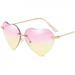 Semi-rimless Fashion Sunglasses Shaped Street - I - CA194XMXCUK $8.60