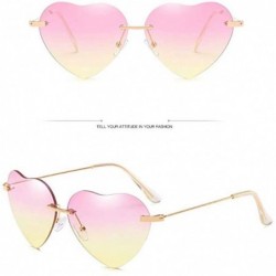 Semi-rimless Fashion Sunglasses Shaped Street - I - CA194XMXCUK $8.60