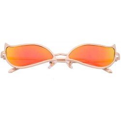 Sport One Piece Sunglasses Doflamingo Glasses Anti UV 100% Sunglasses - Gold - CY189HLG2GK $40.15