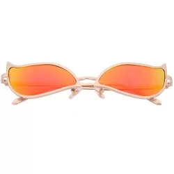 Sport One Piece Sunglasses Doflamingo Glasses Anti UV 100% Sunglasses - Gold - CY189HLG2GK $40.15