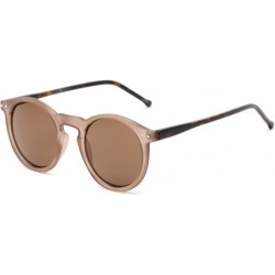 Round Sunglass Warehouse Lincoln- Plastic Round Men's & Women's Full Frame Sunglasses - CH12O6Z2PP7 $11.22