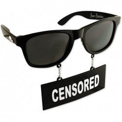 Sport Sunstaches Censored Sunglasses- Instant Costume- Party Favors- UV400 - C711PB6G2VL $9.50