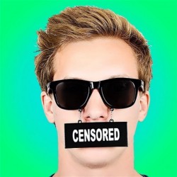 Sport Sunstaches Censored Sunglasses- Instant Costume- Party Favors- UV400 - C711PB6G2VL $9.50