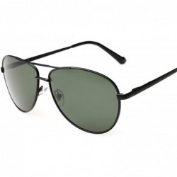 Goggle Polarized Sunglasses Men Women Pilot Driving Sun Glasses Vintage Anti-UV400 Goggles Driver Eyewear - Black - C0197Y7QK...