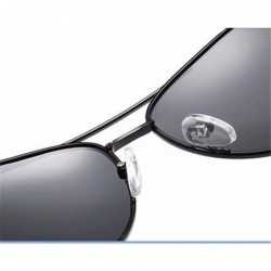 Goggle Polarized Sunglasses Men Women Pilot Driving Sun Glasses Vintage Anti-UV400 Goggles Driver Eyewear - Black - C0197Y7QK...