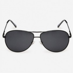 Goggle Polarized Sunglasses Men Women Pilot Driving Sun Glasses Vintage Anti-UV400 Goggles Driver Eyewear - Black - C0197Y7QK...