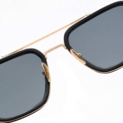 Rectangular Fashion Sunglasses Protection sunglasses Progressive - Progressive Gray - CL18TAOD8YO $12.36
