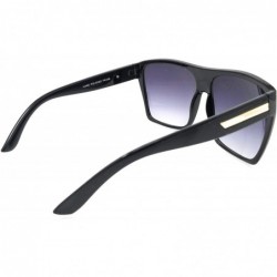 Cat Eye Large Oversized Retro Square Flat Top Black Tortoise Sunglasses UV 400 for women unisex men - SM1123 - CX18L99ROKK $1...