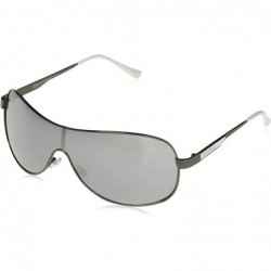 Shield Men's 5033SP Metal Shield Sunglasses with 100% UV Protection- 70 mm - Gunmetal - CG18NKIGLN2 $49.96