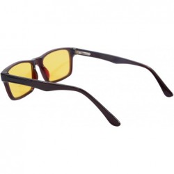 Goggle Computer Reading Glasses UV400 Blublocker Drive Glasses-SH009 - Wine Red - CC127E9ERV9 $23.25