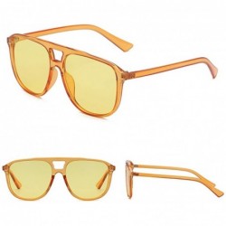 Oversized Fashion Man Women Irregular Shape Sunglasses Glasses Vintage Retro Style 2019 Fashion - B - C618TK7NYDL $9.32