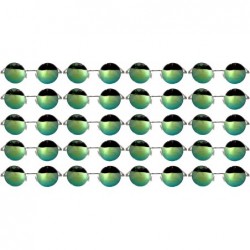 Round 20 Pieces Wholesale Lot Round Circle Small Sunglasses Retro Colored lens mixed colors - 45_silver_yellow_mirror - CZ18C...