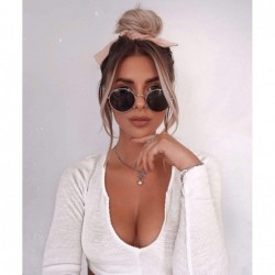 Round Oversized Retro Round Polarized Sunglasses for Women Circle Lens Large Frame 100% UV Protection - CG194IWIAE2 $13.42