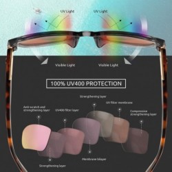 Round Polarized Round Oversized Fashion and Outdoor Sunglasses for Women - Black - C818QLOXUY0 $23.49