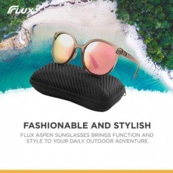 Round Polarized Round Oversized Fashion and Outdoor Sunglasses for Women - Black - C818QLOXUY0 $23.49