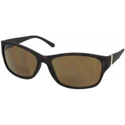 Rectangular Fashion Casual Wear Bifocal Sunglasses B114 - Tortoise Frame Brown Lenses - CU18LYEI0HH $15.94