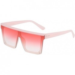 Rectangular Oversized Mental Punk Stylish Square Shape Vintage Sunglasses Unisex Eyeglasses - F - CQ196R2WMMM $12.39
