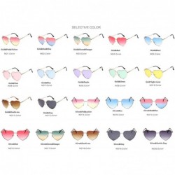 Oversized Sunglasses Women Brand Designer Candy Color Gradient Sun Glasses Outdoor Goggles Party - Silver Pink Yellow - CV18W...