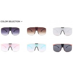 Rectangular Unisex Oversized Square Sunglasses for Women Men UV Protection Fashion Large Frame Stylish Inspired 18418 - C1 - ...