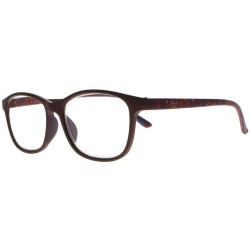 Rectangular Multi-Color Women Rectangle Flower Reader Reading Glasses Eyewear +1.00 ~ +4.00 New - Brown - CW18HDN7WXQ $19.29