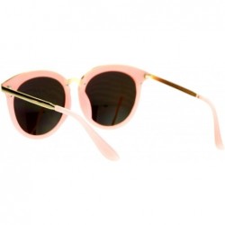 Round Womens Sunglasses Round Oversized Designer Fashion Shades UV 400 - Pink - CU187CEXKCI $11.27
